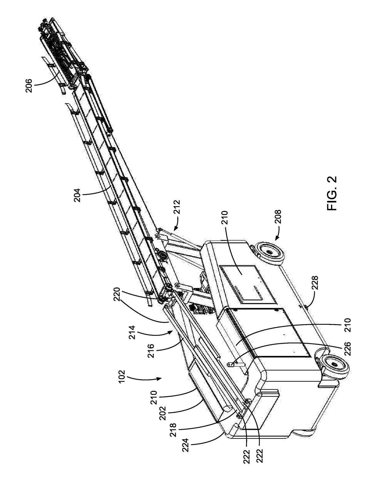 Automated unloading and loading robot system