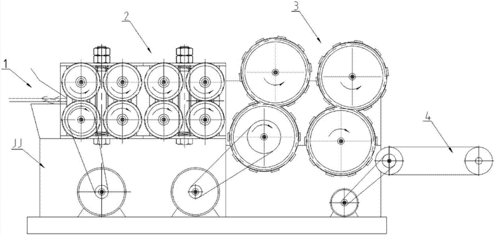 Industrial hemp scapus fiber separator