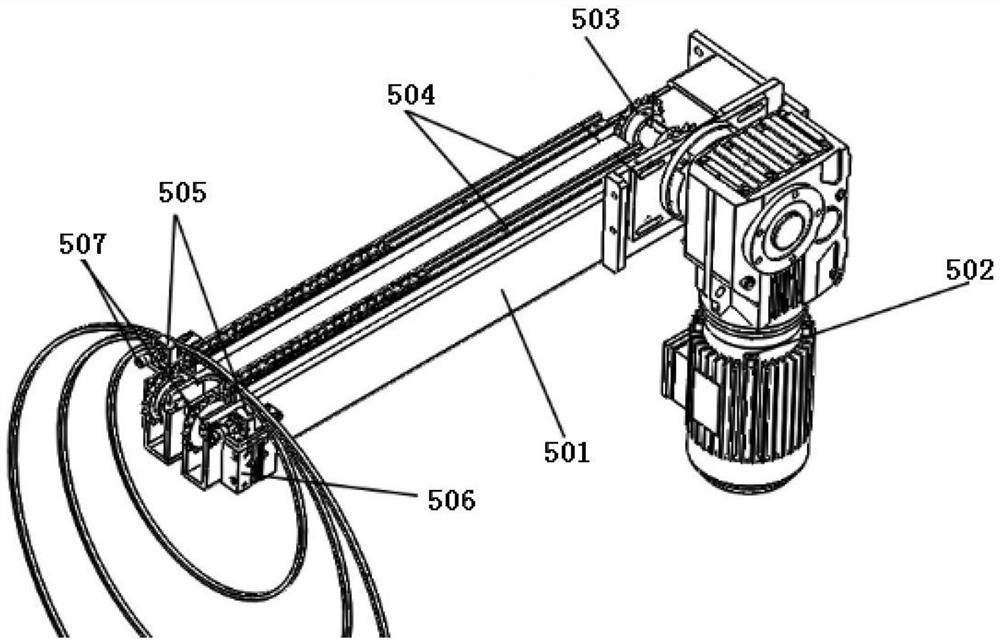 A flexible automatic splitting machine based on bead