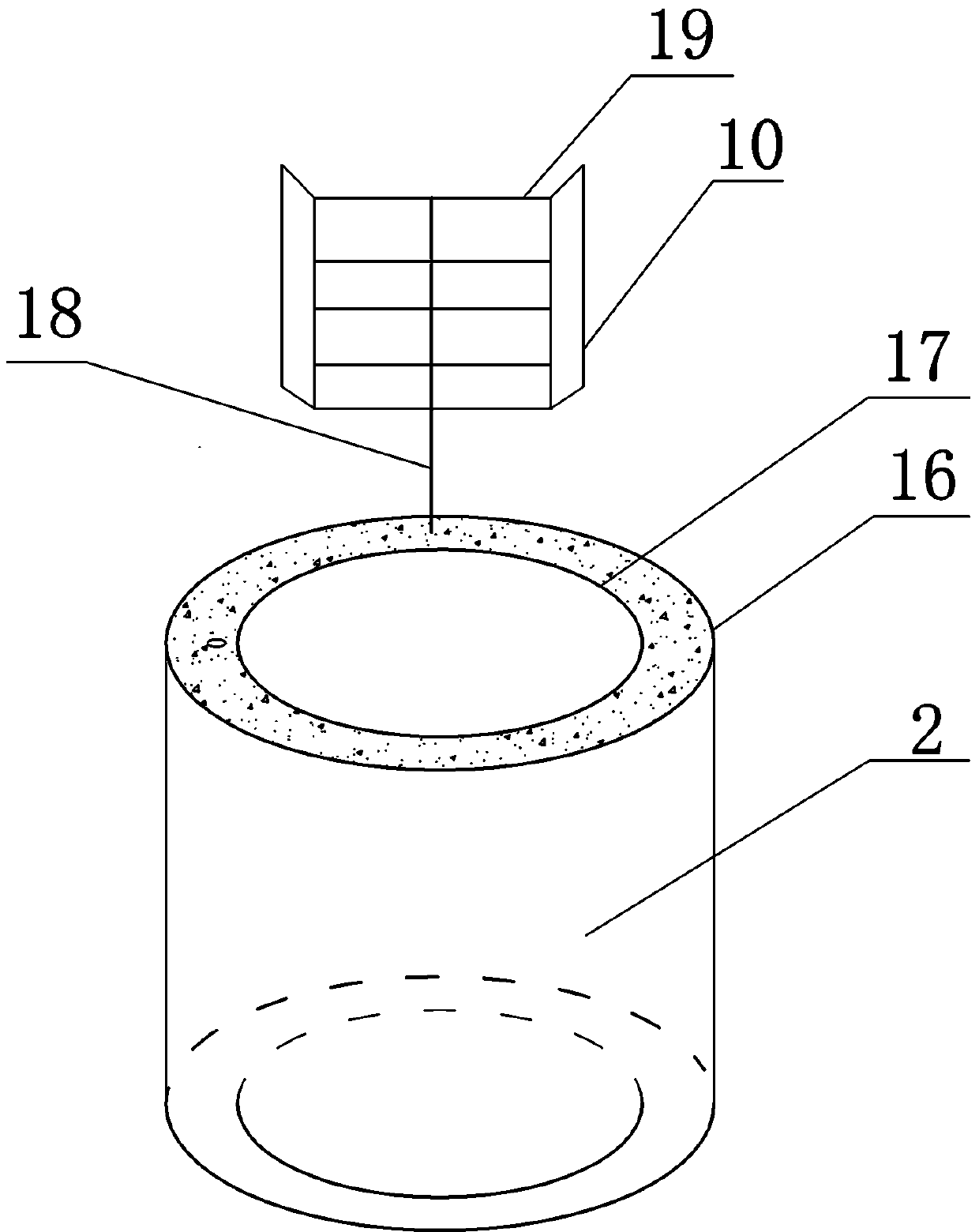 A high and steep rock greening device and method