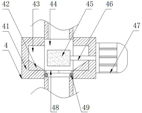 Feed processing and storage device for animal husbandry