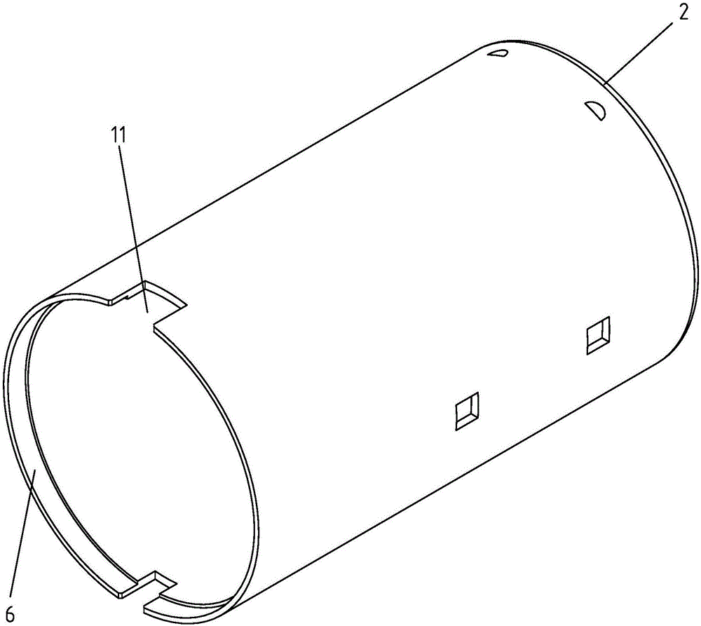 Automobile micromotor shell and manufacturing method thereof