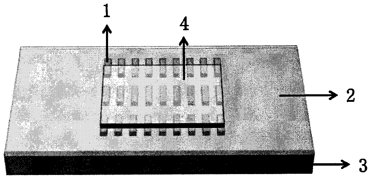 On-chip terahertz sensing enhancement device based on super-surface and lithium niobate hybrid structure