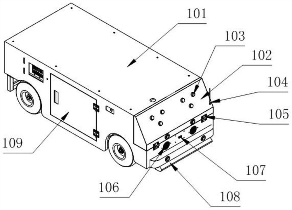 Logistics clamping machine capable of adapting to carrying various goods