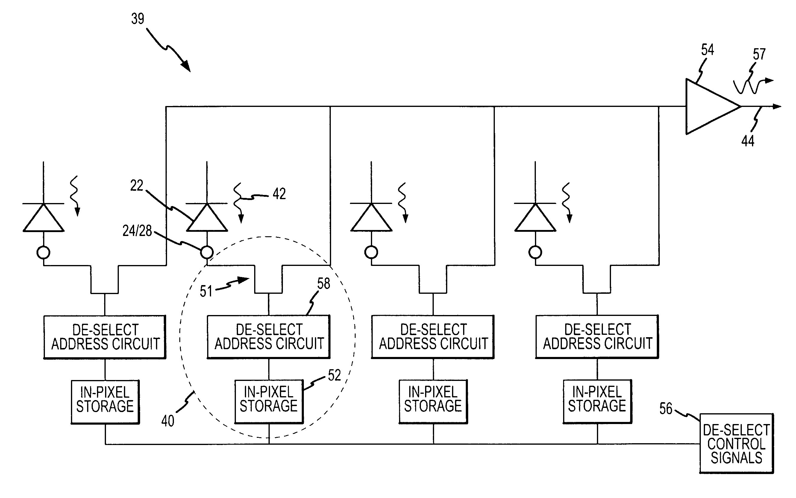 Microlensed focal plane array (FPA) using sub-pixel de-selection for improved operability