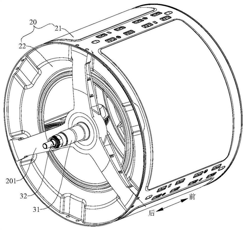 Brake for front-loading washing machine and front-loading washing machine