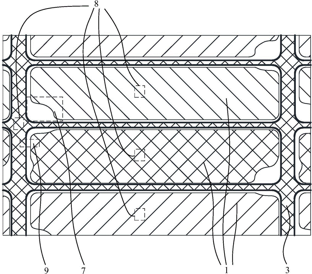 Method for determining edge of overlapping region of color filtration blocks and black matrix