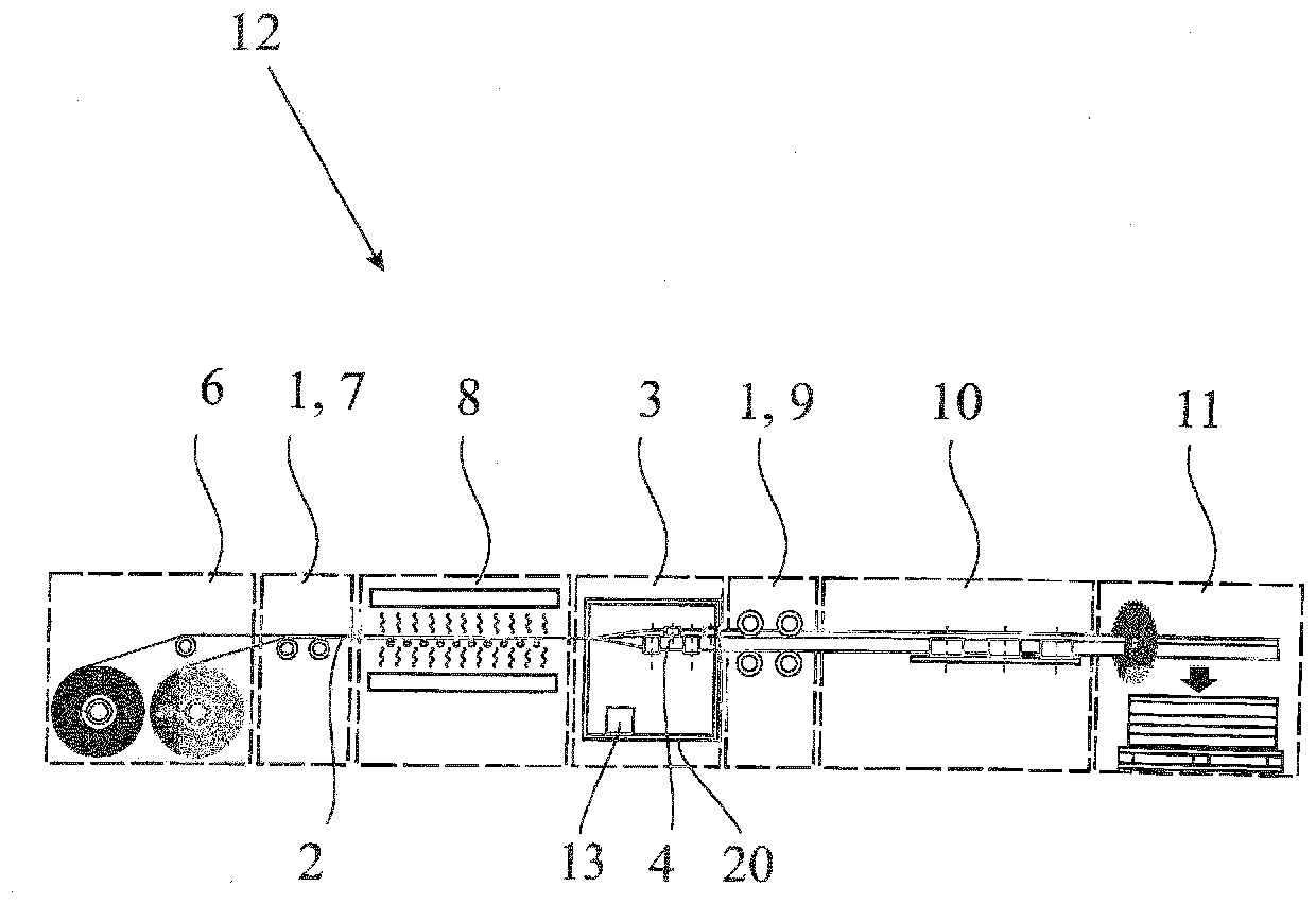 Device and method for manufacturing prefabricated parts