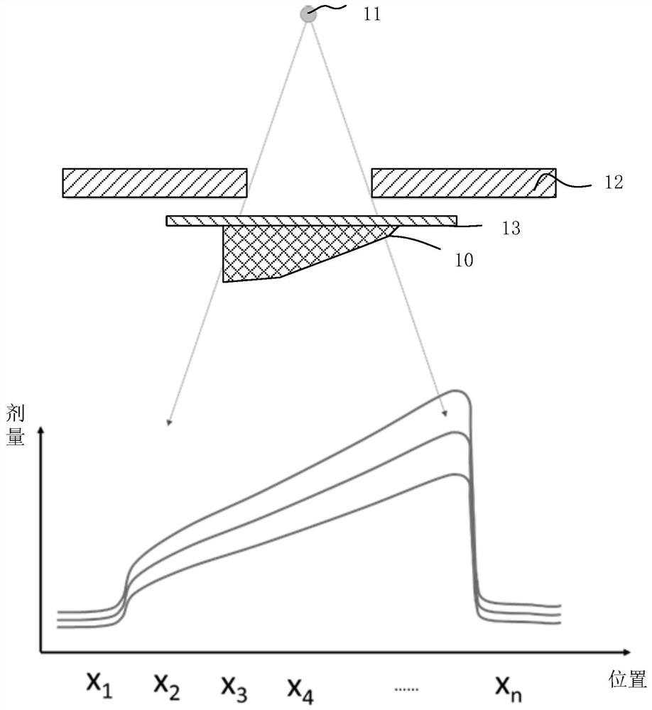 Method and device for determining dose distribution