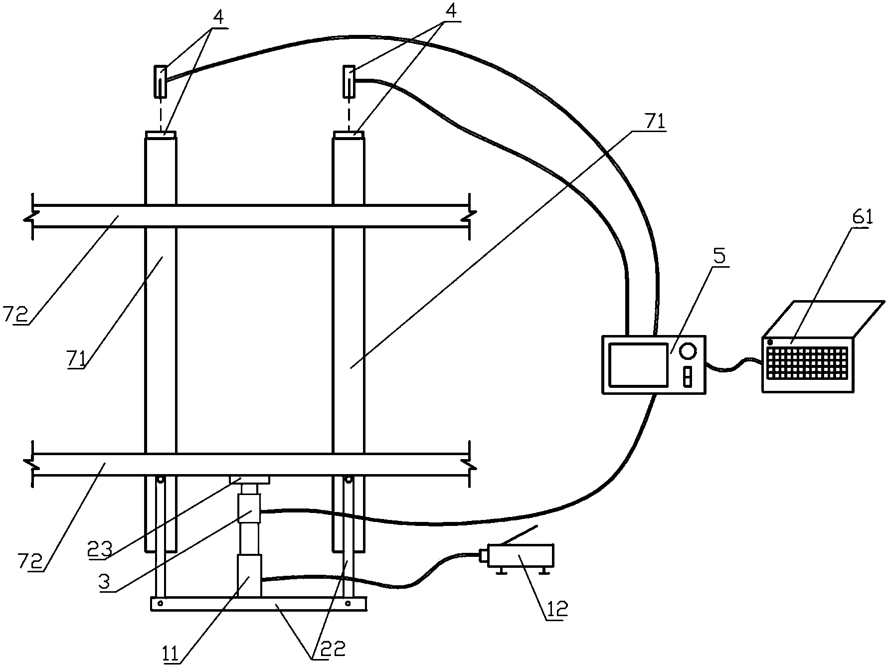 Railroad sleeper detection data acquisition device and system