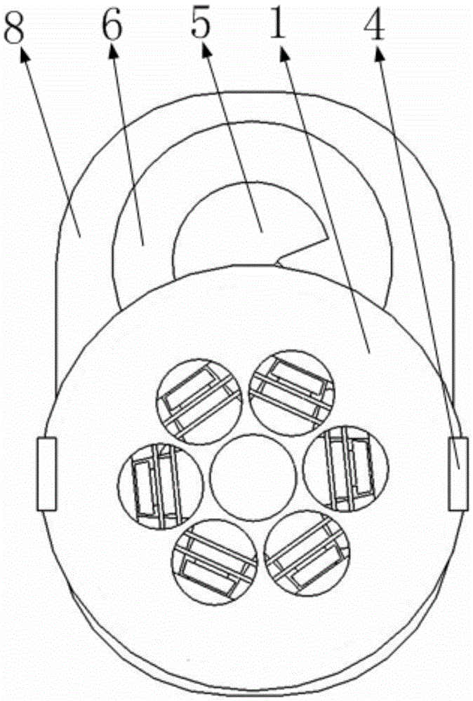 Simulated mechanical finger pulled on basis of steel wire