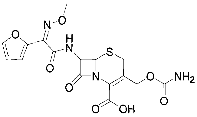 Method for synthesizing cefuroxime acid