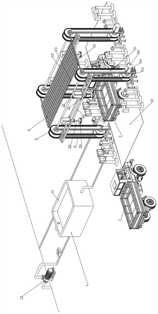 Dynamic water environment natural acceleration test device and control system