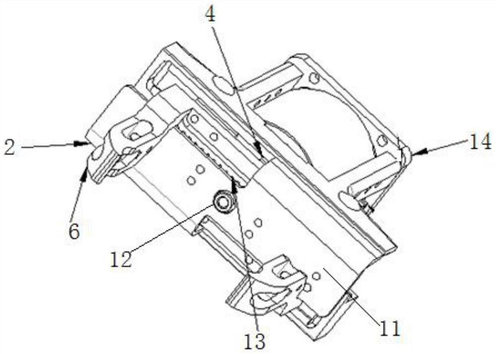 Self-service dispensing clamping jaw