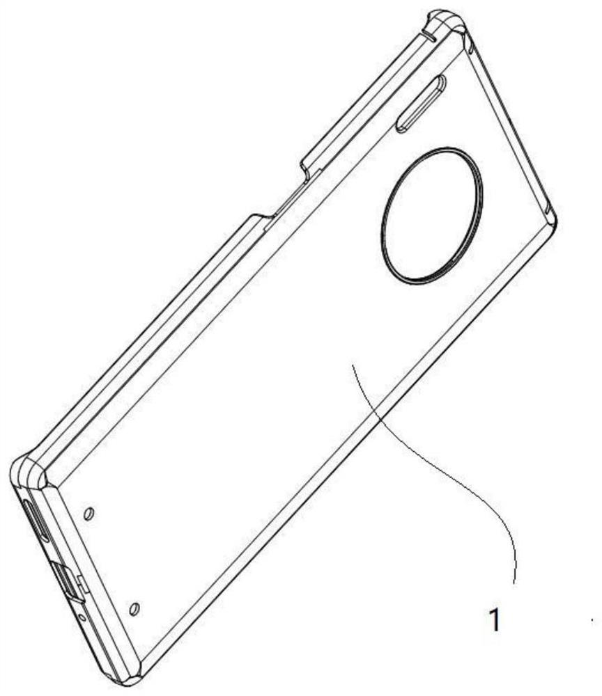 Mobile phone protection shell with intelligent display function