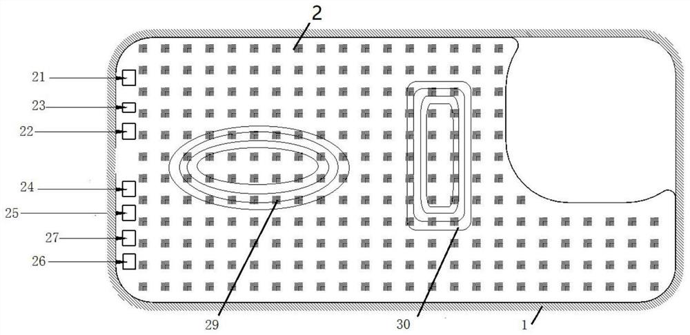 Mobile phone protection shell with intelligent display function