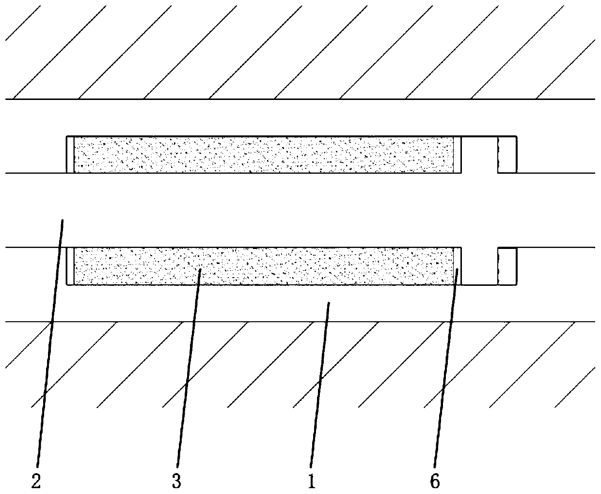 Slow-release resistance-increasing yielding anchor rod and method