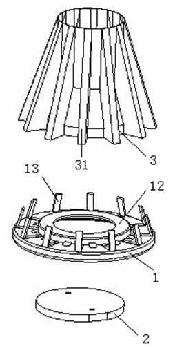 Heat sink for LED lamp and manufacturing method thereof