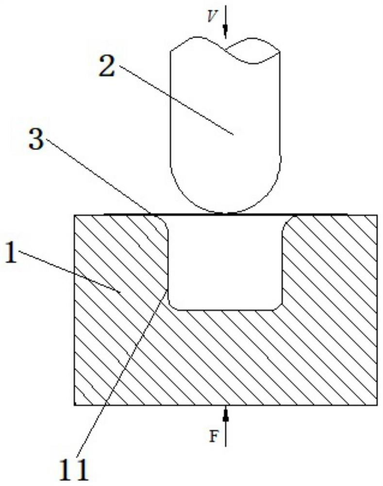 Titanium alloy U-shaped part viscous medium room-temperature forming method