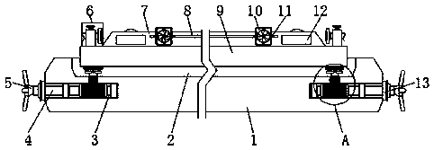 Embossing plate precise positioning mechanism for synchronous alignment floor