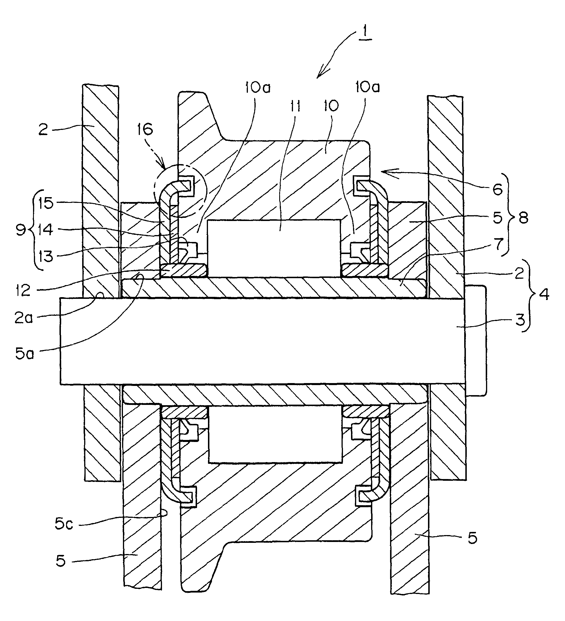 Bearing roller chain