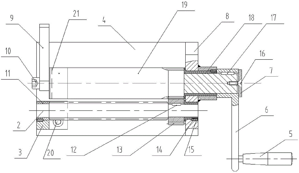 A static pressure system damping copper tube manufacturing device