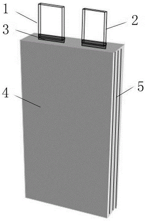 Lithium battery formed on basis of lithium nickel manganese oxide and lithium titanate and preparation method of lithium battery