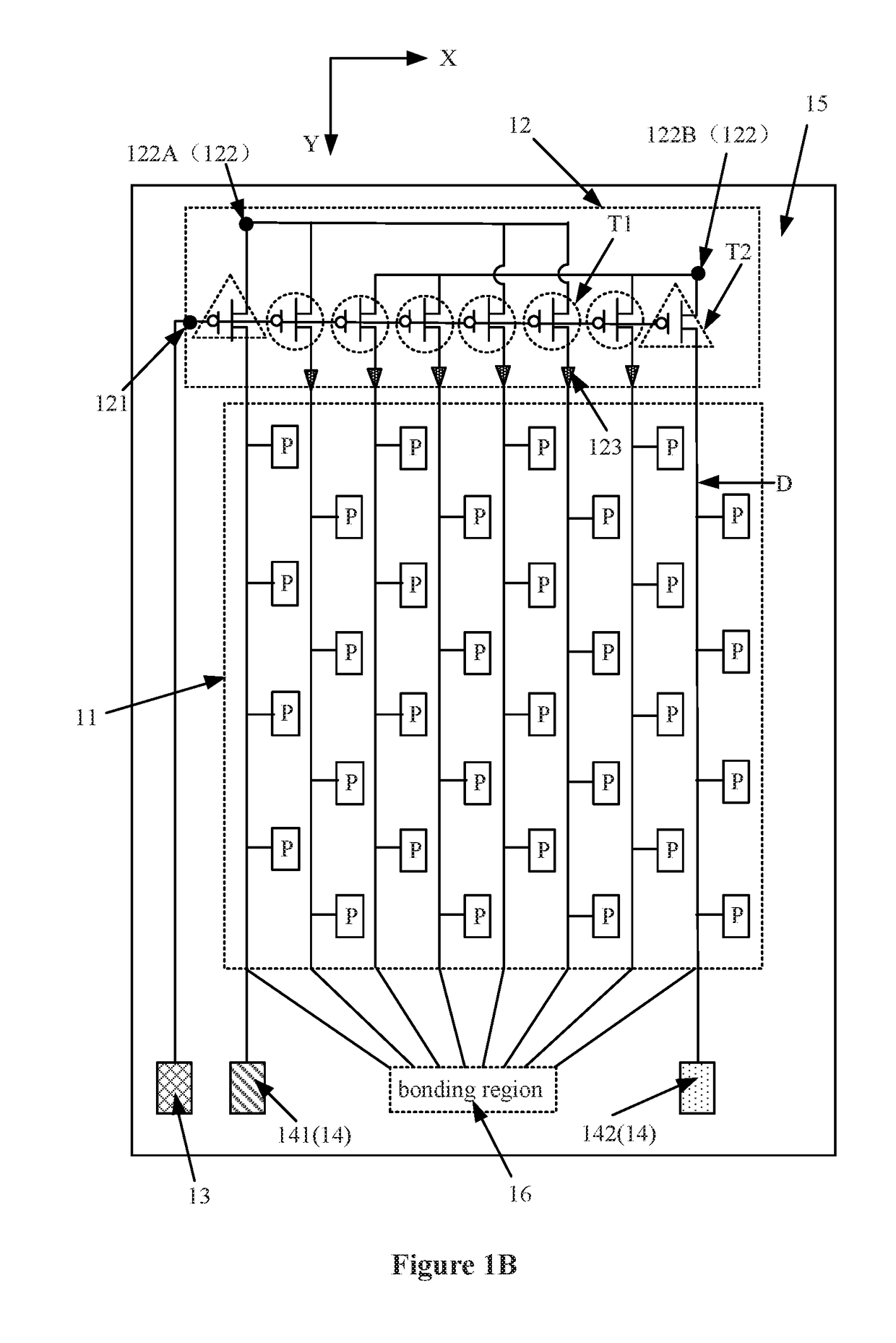 Display panel, electronic device and test method