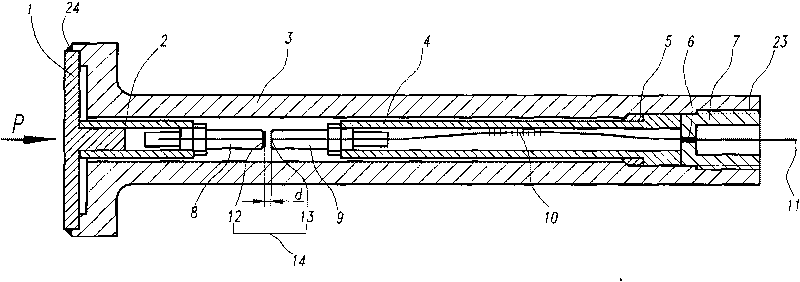 Novel optical fiber temperature and pressure sensor