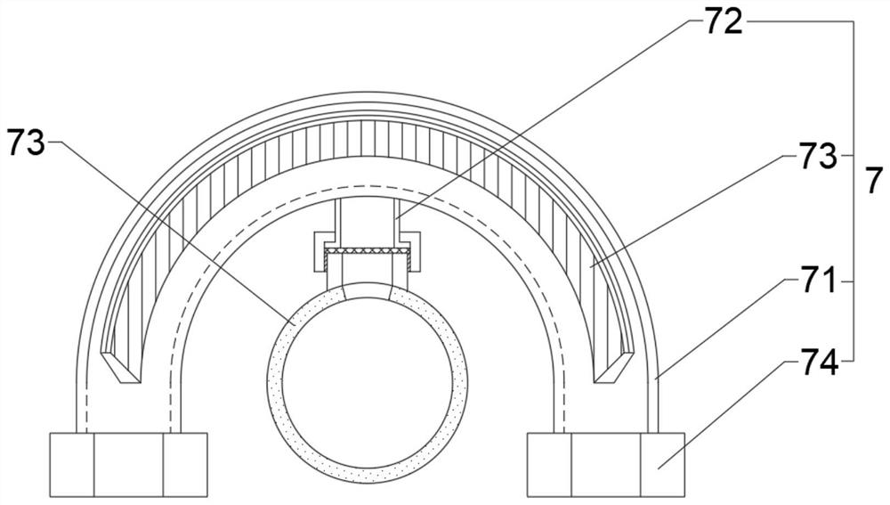 A dynamic circulation drying device for flour