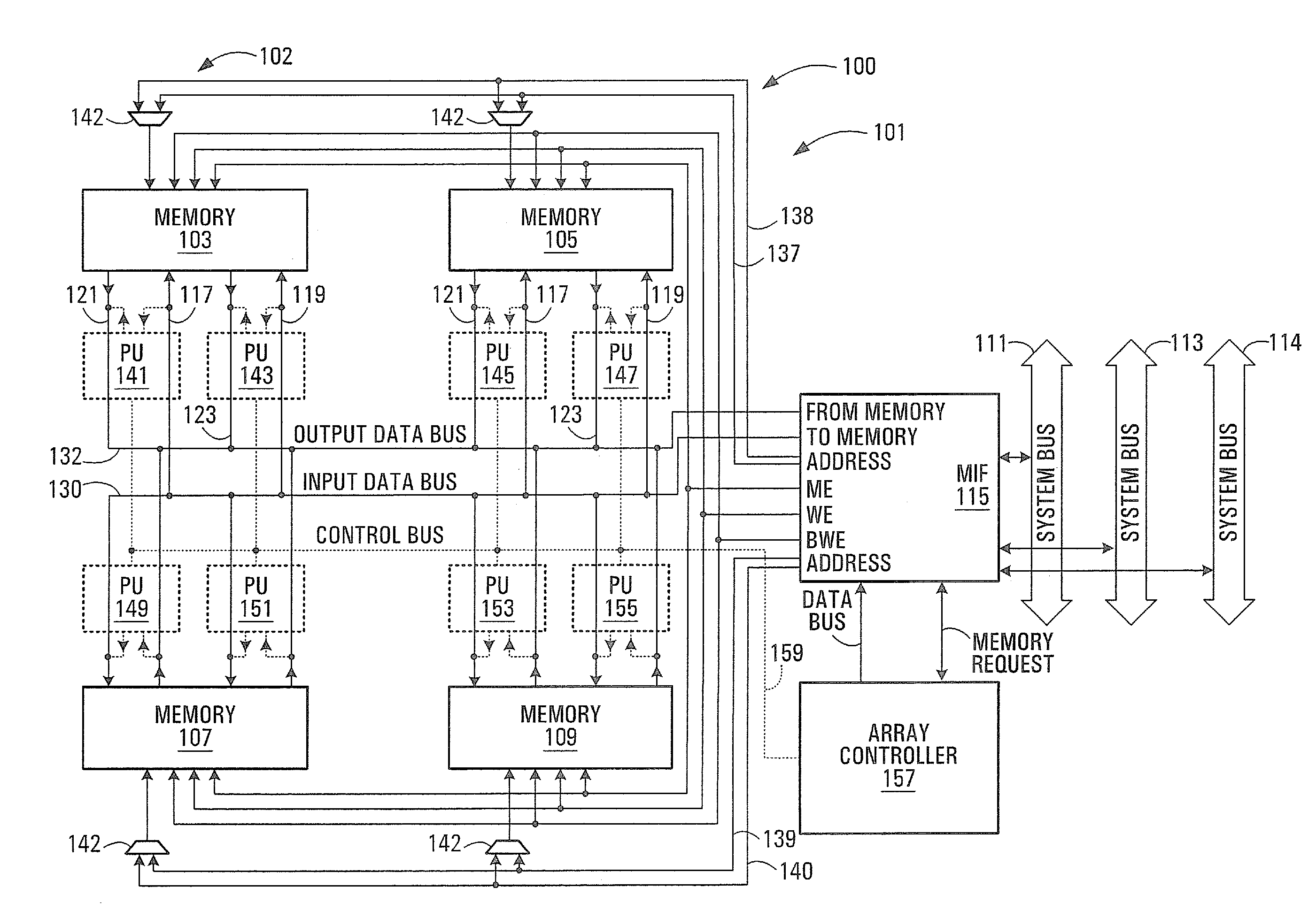 Apparatus and method for controlling access to a memory