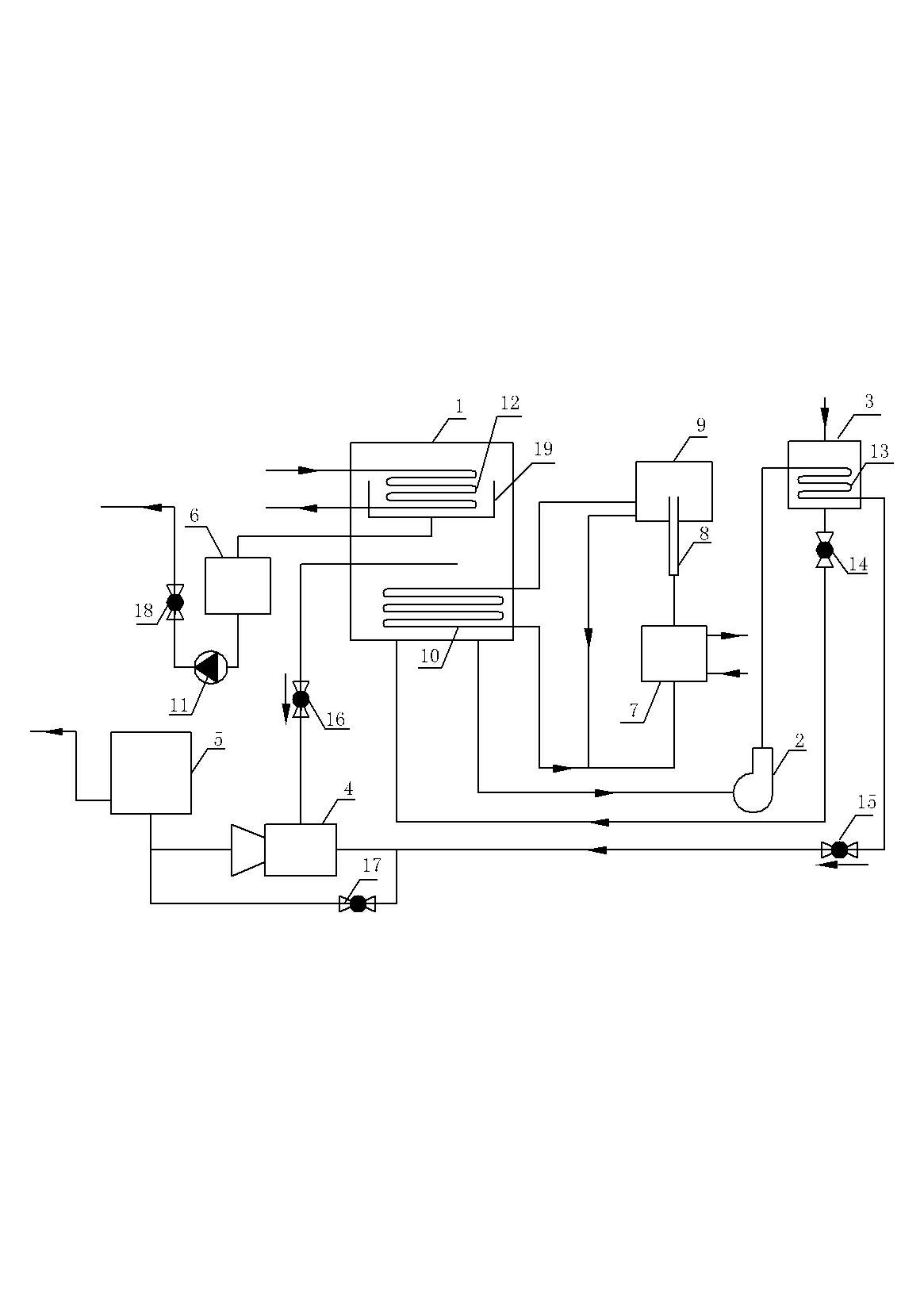 Regeneration system of dehumidifying solution for moist air