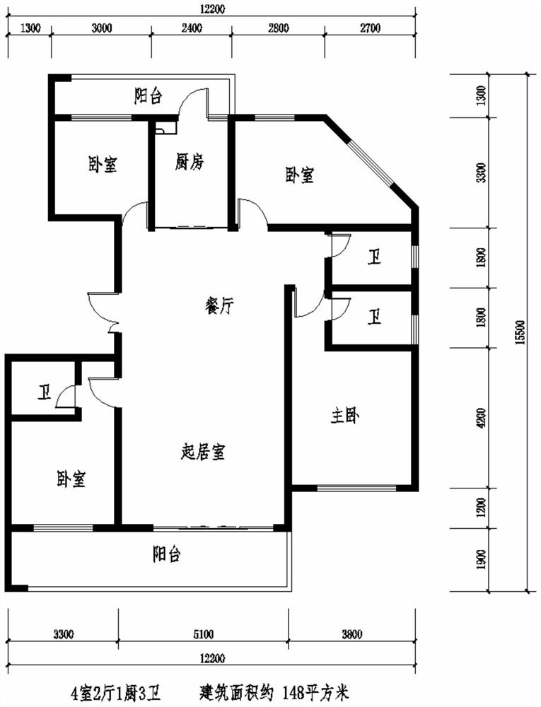 House type characteristic index automatic extraction method and system based on computer vision