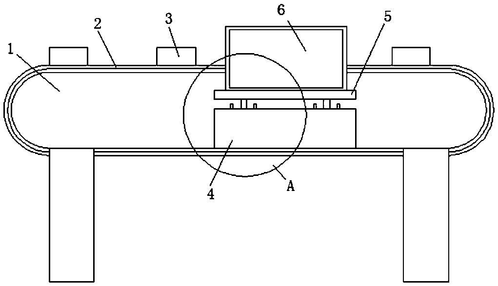 Detection device on the electric energy meter production line