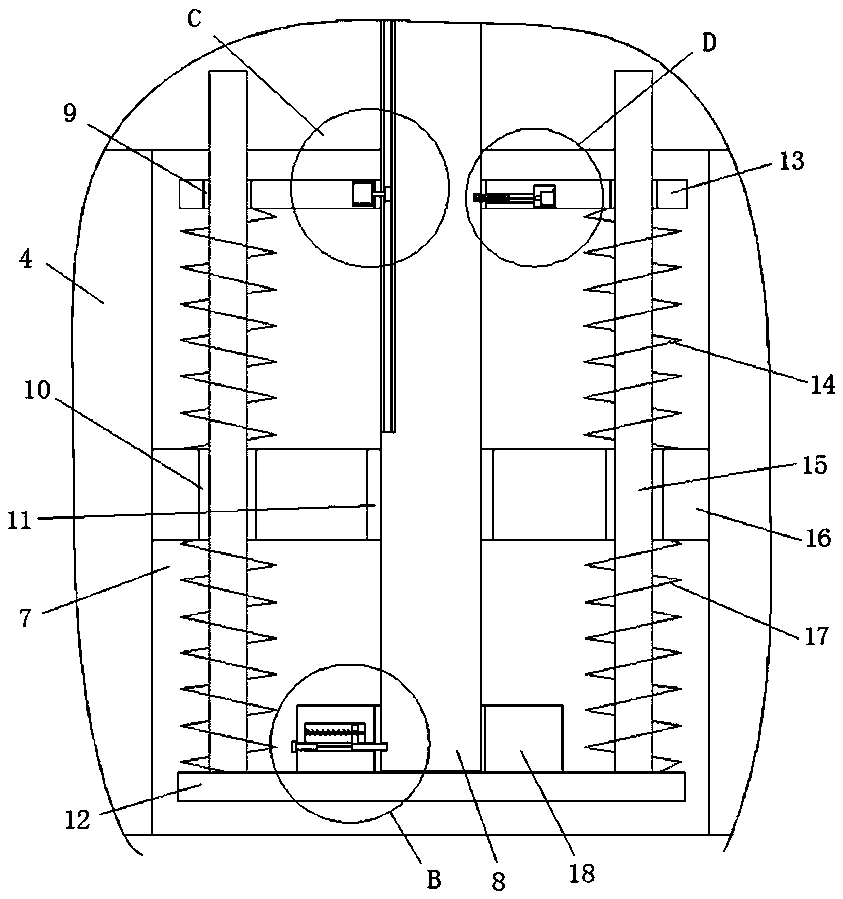 Detection device on the electric energy meter production line