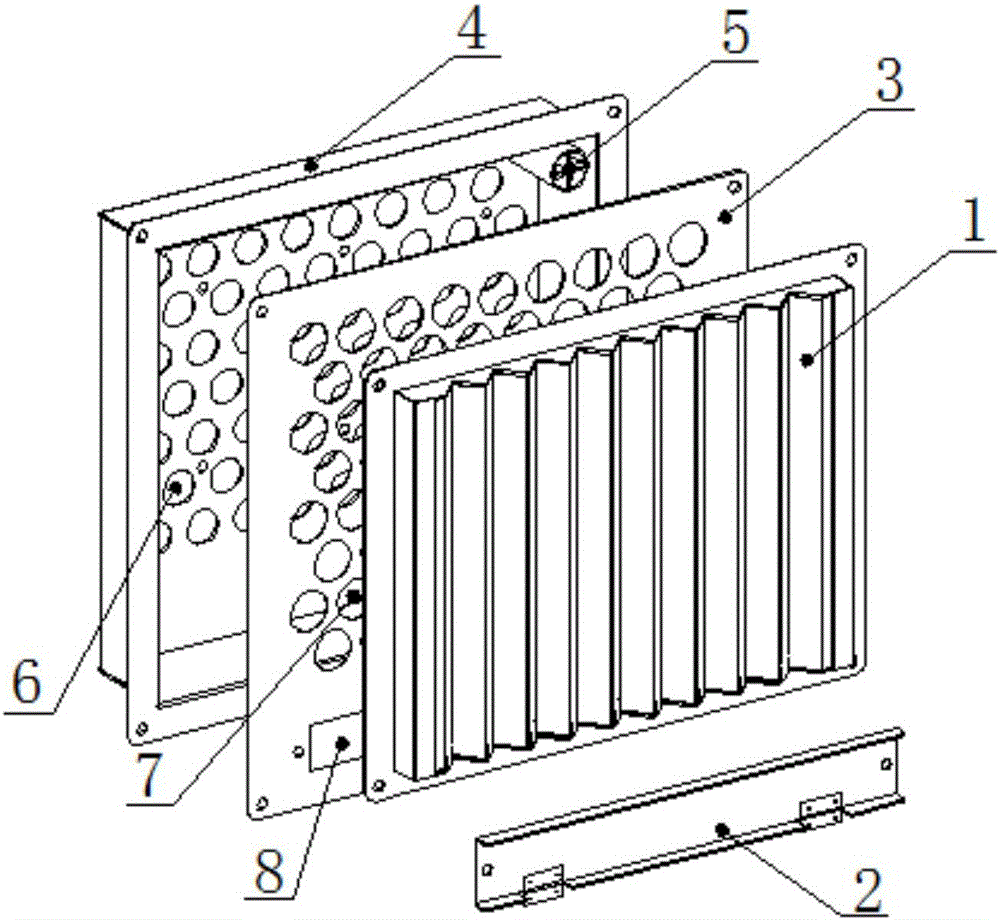 Air filtering device