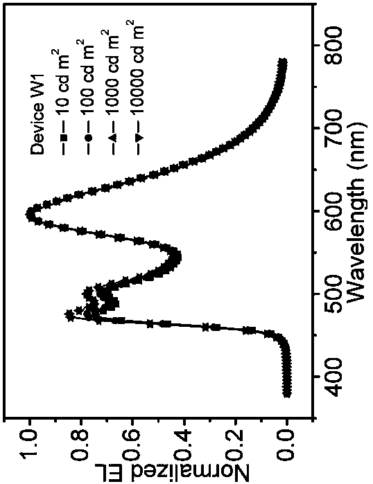 A single-layer all-phosphorescent white light organic electroluminescent device and its preparation method