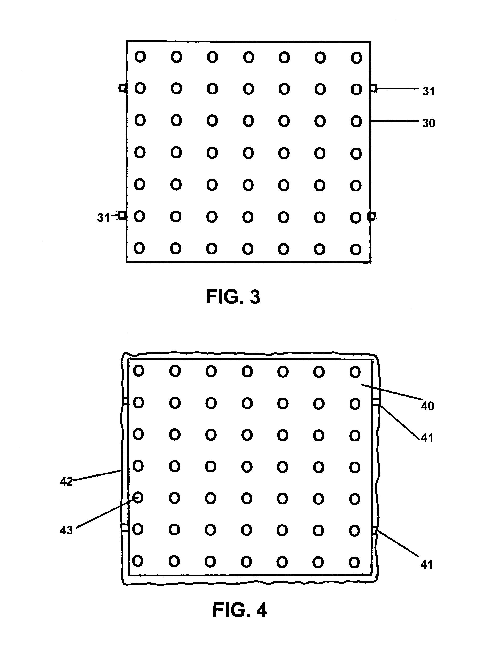 Method and grid for tying layers of a quilt