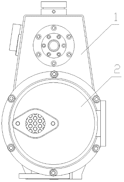 Ship diesel engine and heat exchange device thereof