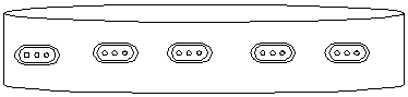 Skirt having arc extinguishing path