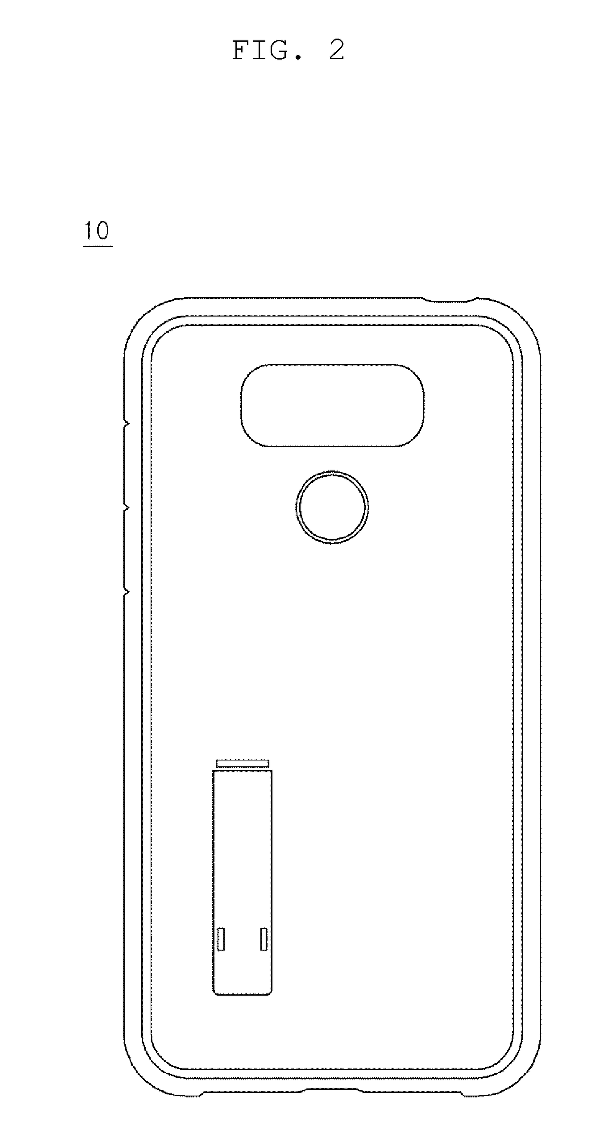 Case having standing leg for electronic devices