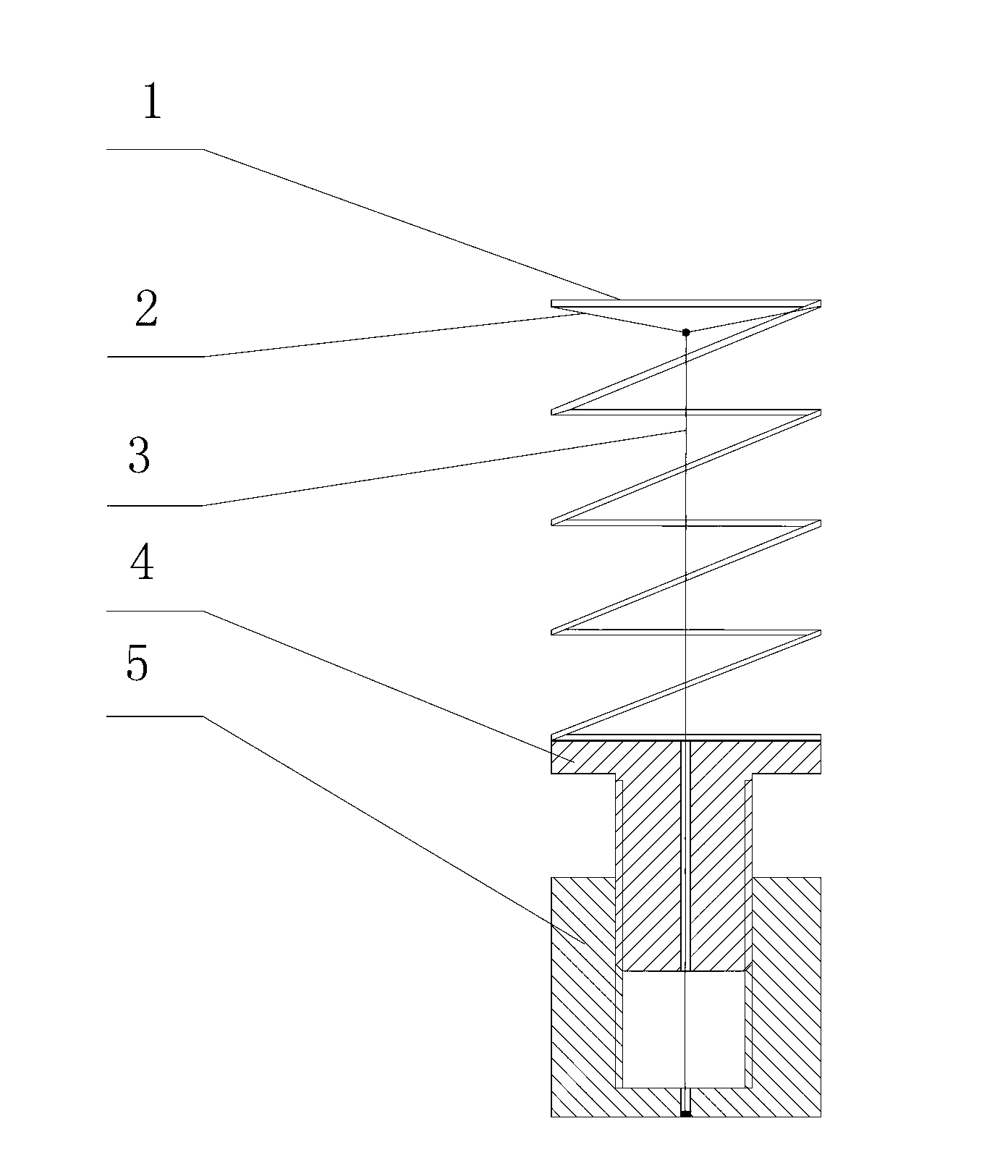 Elasticity-adjustable nonlinear pressure spring unit