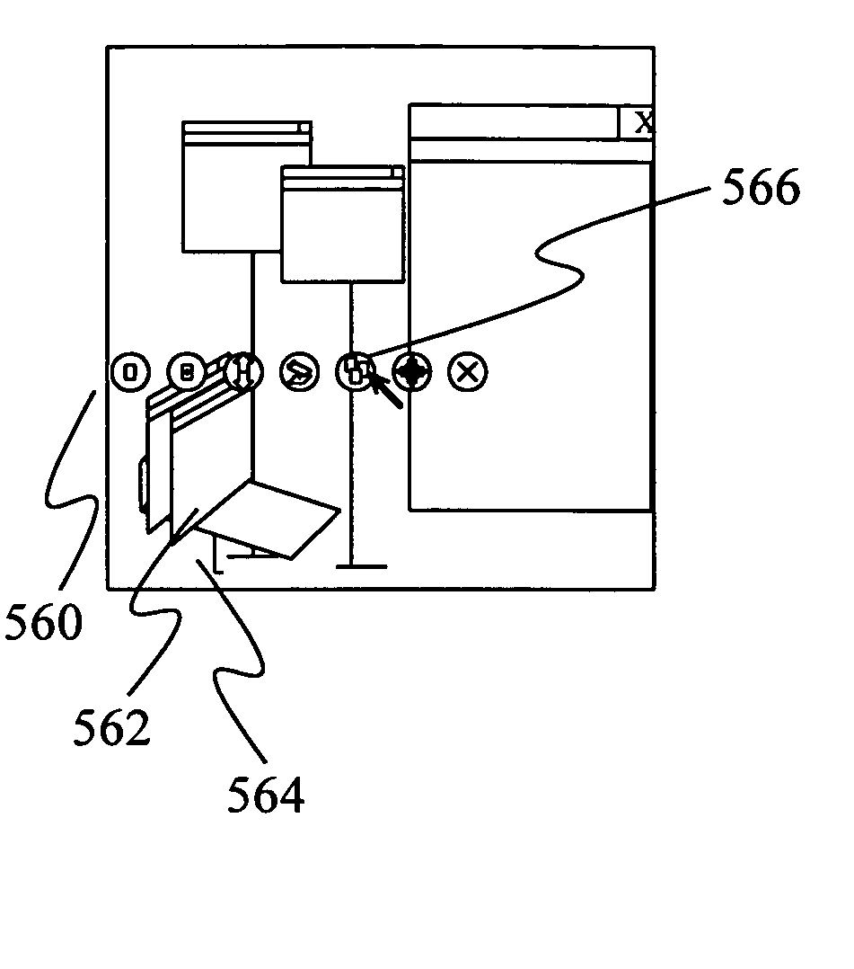 Method and apparatus for providing a three-dimensional task gallery computer interface