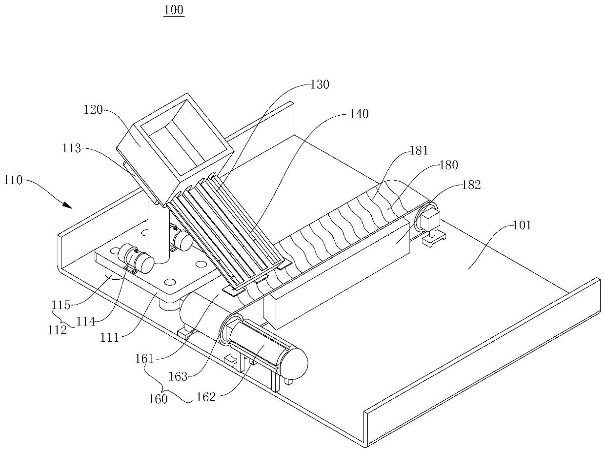 Shrimp feeding device and shrimp peeling machine