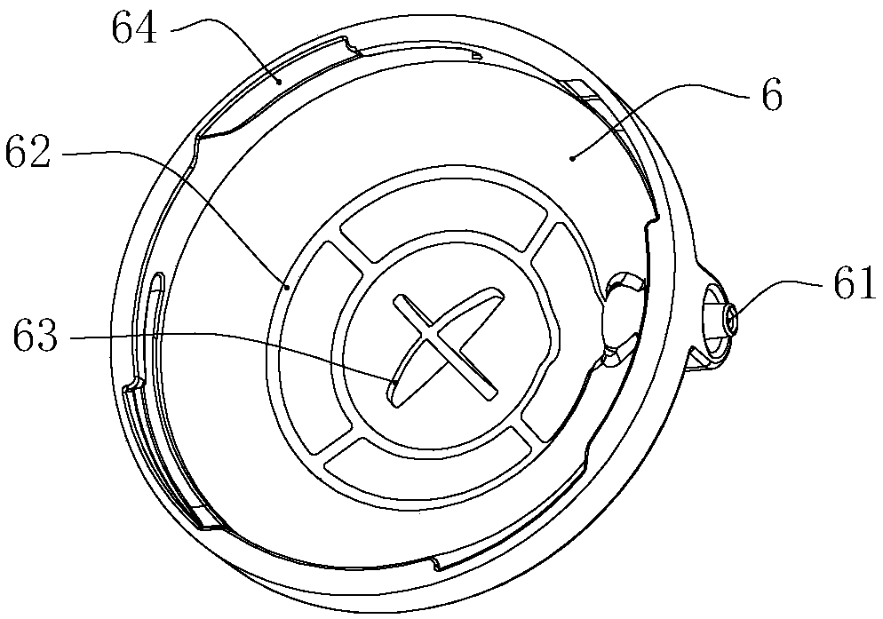 Breast pump with airbag capable of quick rebounding