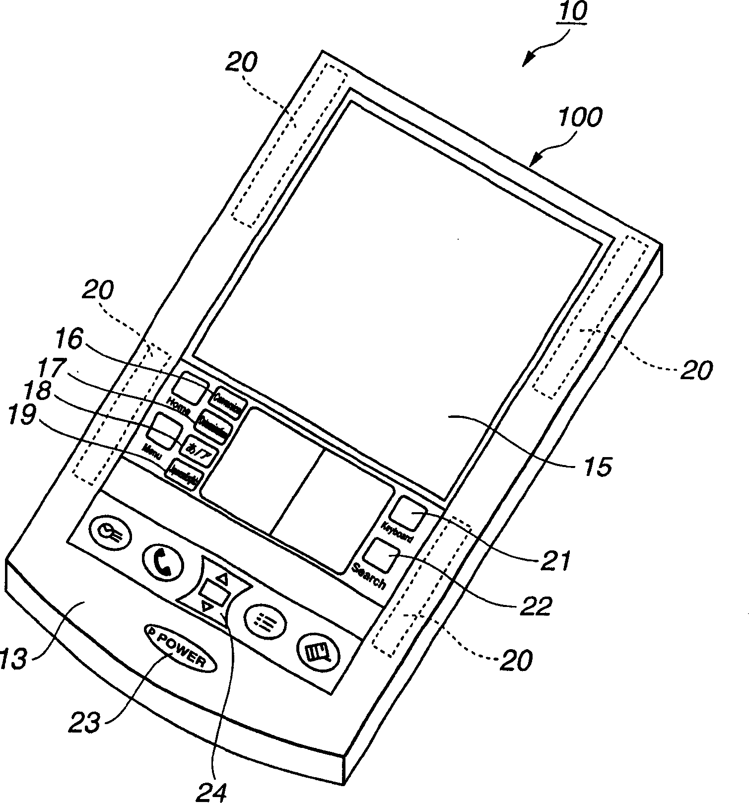 Input device and electronic device using the input device