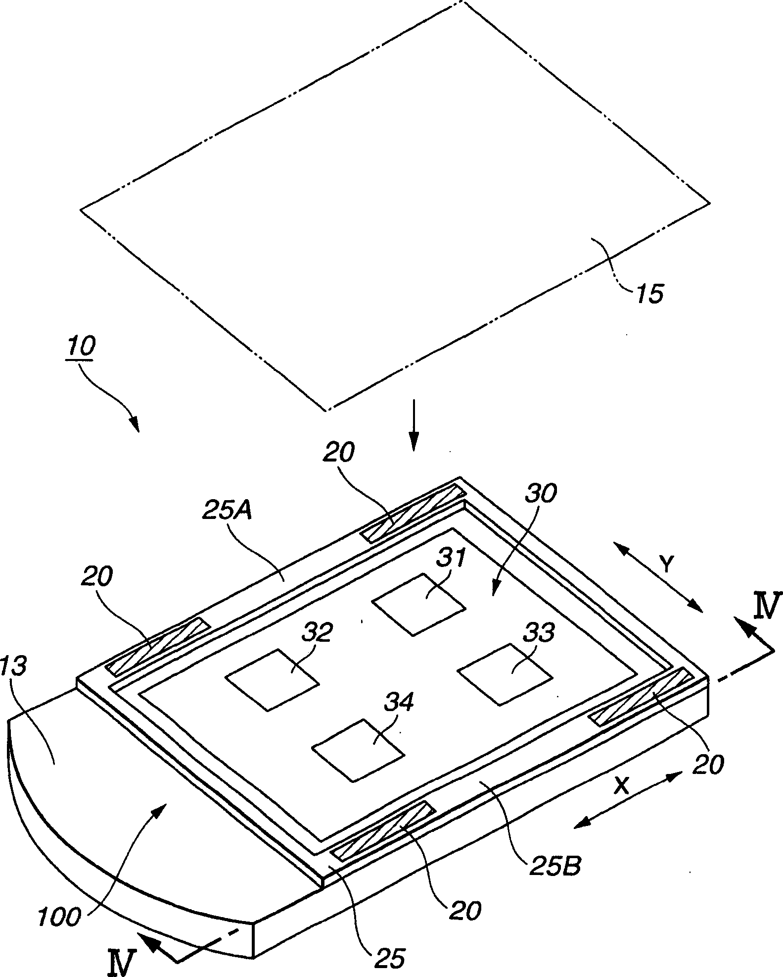 Input device and electronic device using the input device