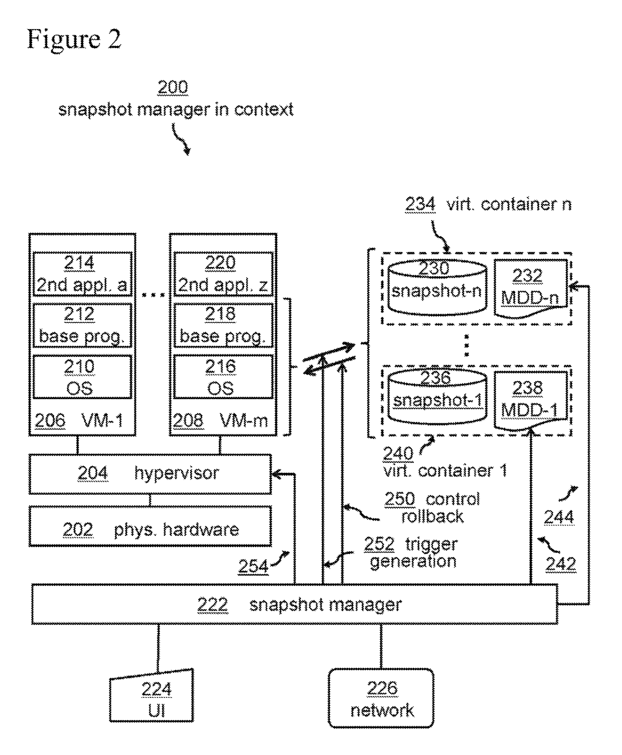 Reconfiguring a snapshot of a virtual machine