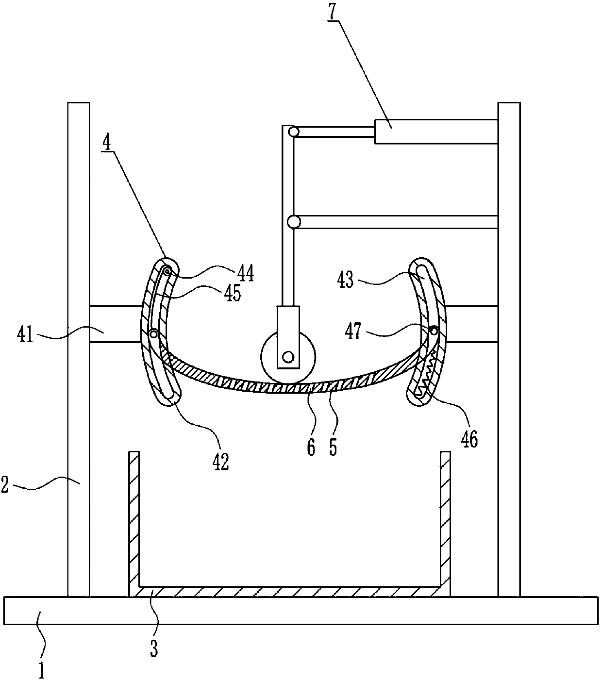 Wheat grinding device for food processing