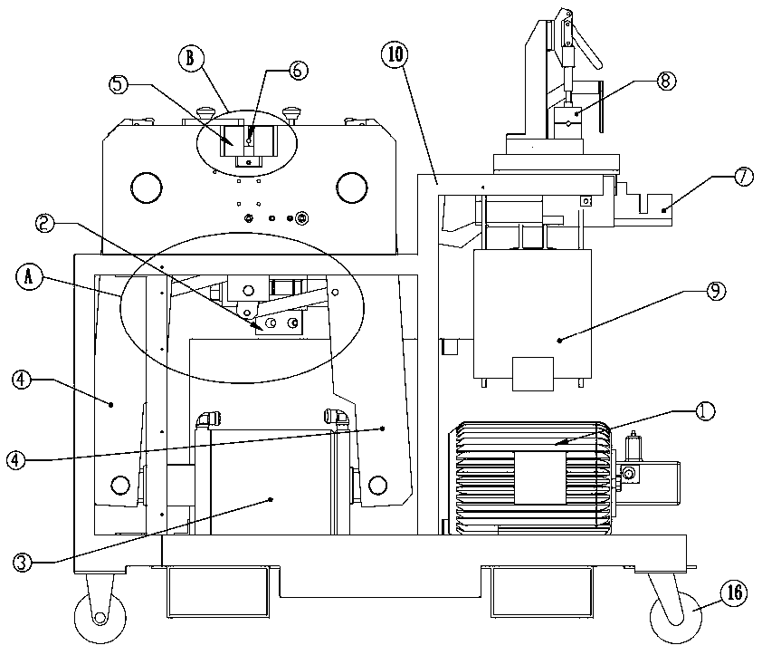 Hydraulic cold welder device